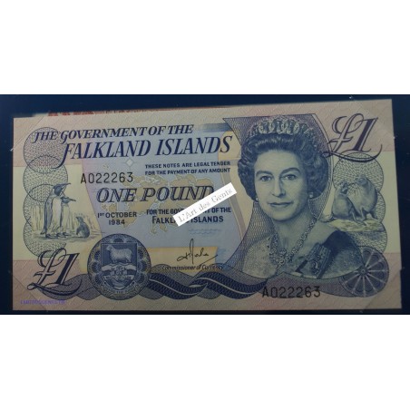 Falkland Islands 1 Pound (1984) P13a NEUF UNC, A022263, lartdesgents.fr