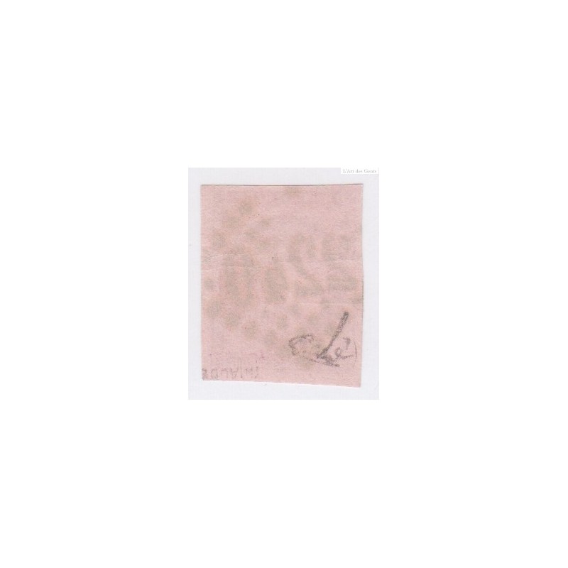 Timbre France N°49 - 80 c. rose - oblitération losange - cote 350  Euros  - lartdesgents.fr