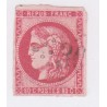 France N°49 - 80 c. rose - oblitéré  - cote 350  Euros  - lartdesgents.fr