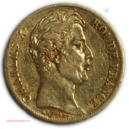 Charles X - 20 Francs or 1830 A Paris, lartdesgents.fr