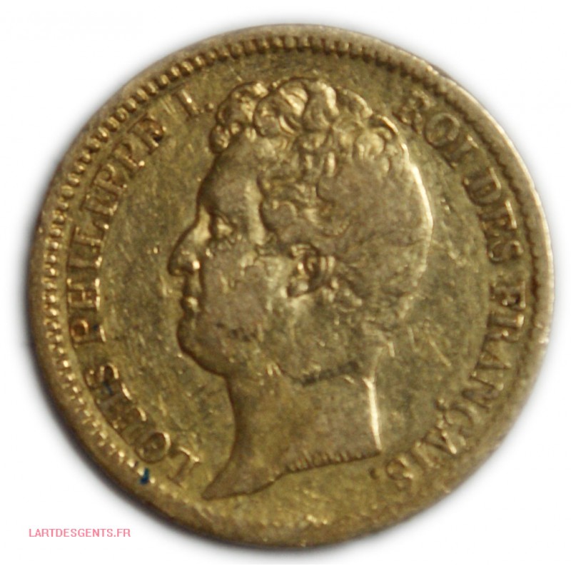 LOUIS PHILIPPE I tête nue - 20 Francs or 1831 A Paris, lartdesgents.fr