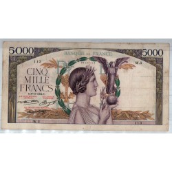 France 5000 Francs Victoire 8-11-1934, W.5 113, TB+, lartdesgents.fr