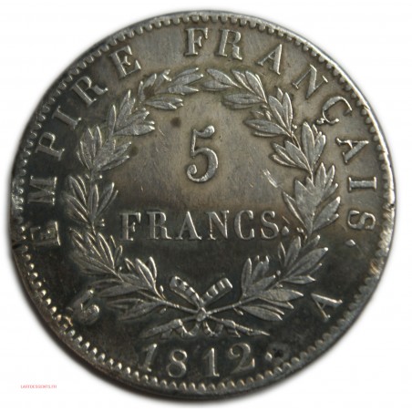 France - Ecu de 5 Francs Napoléon Ier 1812 A Paris
