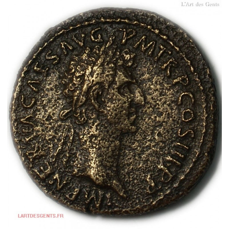 Sesterce Nerva Fortvna Augvst, 96 ap JC. Cohen 67, lartdesgents.fr