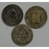 lot 50 centesimi 1863 Milan (rare), dime 1899 + 50c.1898 belge lartdesgents.fr