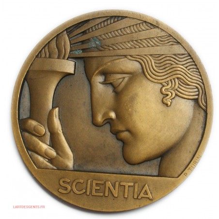 Médaille SCIENTIA 4ème Cent. de la Fondation du Collège de France 1930, lartdesgents.fr