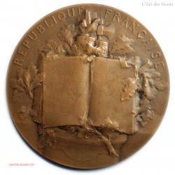 Médaille Armand Fallieres bronze Léon Deschamps, lartdesgents.fr