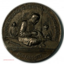 Médaille argent Ch. Synd. des confectionneurs Hommes et enfants, lartdesgents
