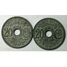 2 monnaies de 20 centimes 1945, lartdesgents.fr