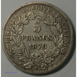 Défense Nationale - 5 Francs 1870 A, lartdesgents.fr