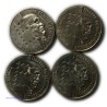 lot de 4 monnaies de 10 francs 1986, Robert Schuman, lartdesgents.fr