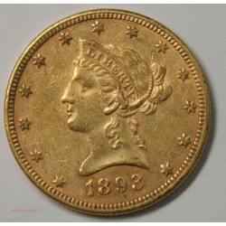 USA - 10$ dollars 1893 EAGLE, lartdesgents.fr