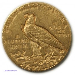 USA - 2.5$ dollars 1910 India , lartdesgents.fr
