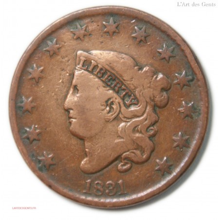 US 1831 Matron Head US Copper Large Cent 1C