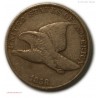 US 1858 Flying Eagle Cent 1C, larges letters, lartdesgents