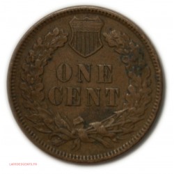 US 1874 Bronze Indian Head Cent 1C, lartdesgents