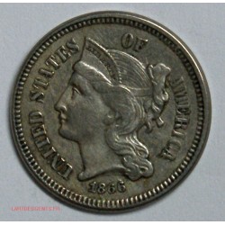 US 1853 Three Cent Silver Scarce Date, lartdesgents