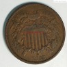 US 1868 two Cent copper 2c, lartdesgents