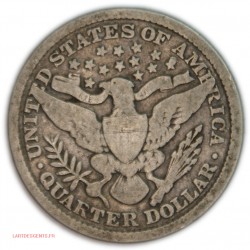 US - Barber Quarter Dollar 1892 , lartdesgents.fr