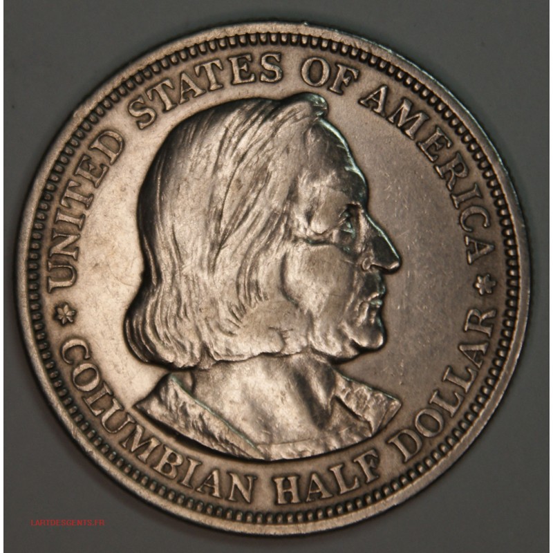 US - Columbian half Dollar 1892 , lartdesgents.fr