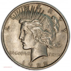 US - 1922 Peace Dollar Liberty 1$, lartdesgents.fr