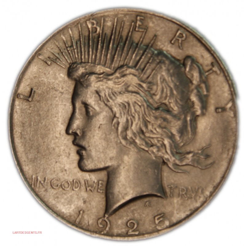 US - 1925 Peace Dollar Liberty 1$, lartdesgents.fr