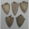 Médailles U.S.S.G.T & C.R Seine 1929, 110m Haie + Courses 1929 +1935