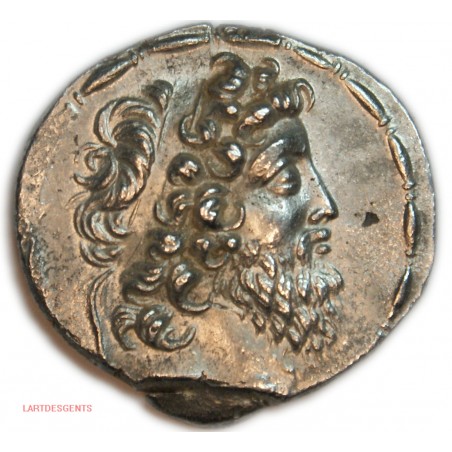 SYRIE - SÉLEUCIDE Tétradrachme DEMETRIUS II NICATOR 129-125 avant J.C., lartdesgents.fr