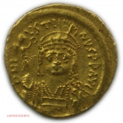 BYZANTINE - SOLIDUS JUSTIN II 565-578 ap. J.C., lartdesgents.fr