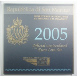 COFFRET BU SAN MARIN 2005, Brillant Universel San Marino 2005