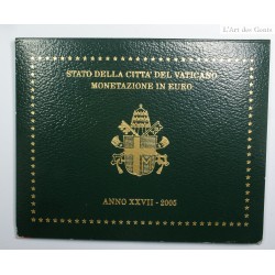 Coffret BU VATICAN 2005, Brillant Universel Vatican 2005, 8 pièces