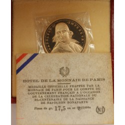 MDP - Médaille or Bicentenaire de la naissance de Napoléon Bonaparte Proof 1969