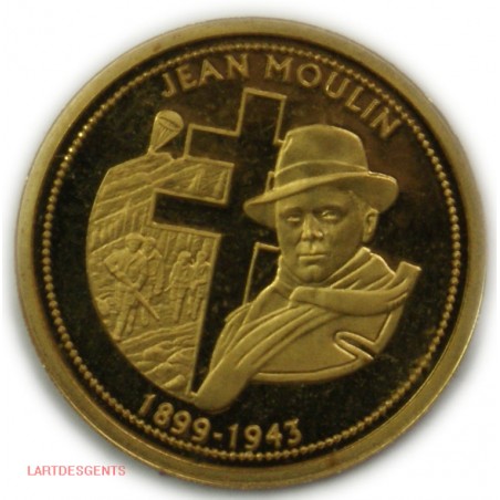 Médaille en or JEAN MOULIN 1899-1943