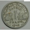 1 Franc Francisque lourde 1943 F.222/3 TB