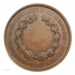Médaille Sté Agriculture Loir & Cher Romorantin, lartdesgents.fr
