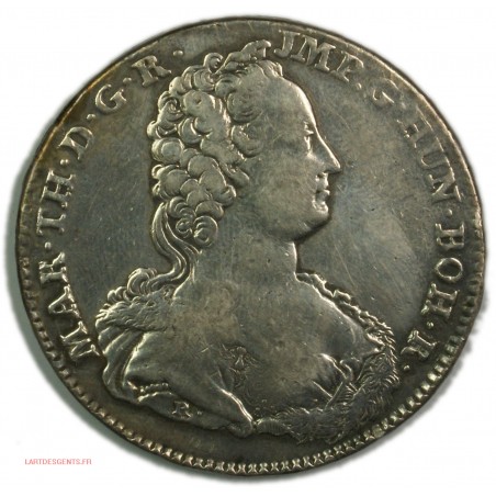 Autriche Ducaton d'argent 1754 Anvers, Marie Thérèse, lartdesgents.fr