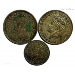 East Africa lot of Half and Shillings 1921-1941-1937, lartdesgents.fr