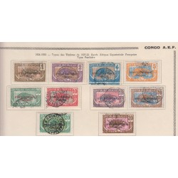 e Française - 28 timbres avec oblitérations 1924 à 1930, lartdesgents.fr