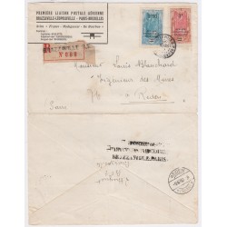 Moyen Congo - lettre 1ère liaison postale paris bruxelle, lartdesgents.fr