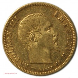 5 Francs or Napoléon III 1858 A PARIS III° République, lartdesgents.fr