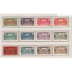 Moyen Congo 24 timbres de 1933 - n°113 à n°134 - neufs*, lartdesgents.fr