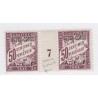 Moyen Congo timbres Taxe 7 et 7a millésime 7 année 1927 -  neufs*, lartdesgents.fr
