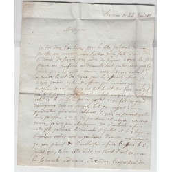 Lettre 1810 - port payé 13 - Condé-sur-Noireau - lartdesgents.fr