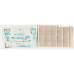 Carnet Gaudon 15 F. bleu type II n° 886 c Série 8 -Neuf- lartdesgents