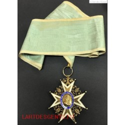 Rare Croix de Chanoine AQUENSI octroyé par le Pape Pie IX en 28 SEPT. 1855, lartdesgents.fr