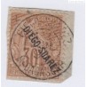 Timbre Diego Suarez - Colonies n°21- 30 c. brun surchargé - cote 1100 euros, lartdesgents