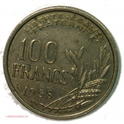 100 francs Cochet 1958 B (1) - F.450/14 - SUP++