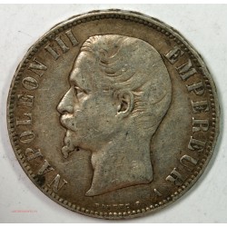 Ecu 5 francs 1856 A Paris Napoléon III tête nue, lartdesgents.fr