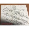 Rare Document 1739 Notaire à Monaco Pour Chevalier Ville de Carpentras Timbre Sec
