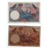 Billets du Trésor Suez 50 francs 1956, 50 francs 1947, 100 francs 1947 TB